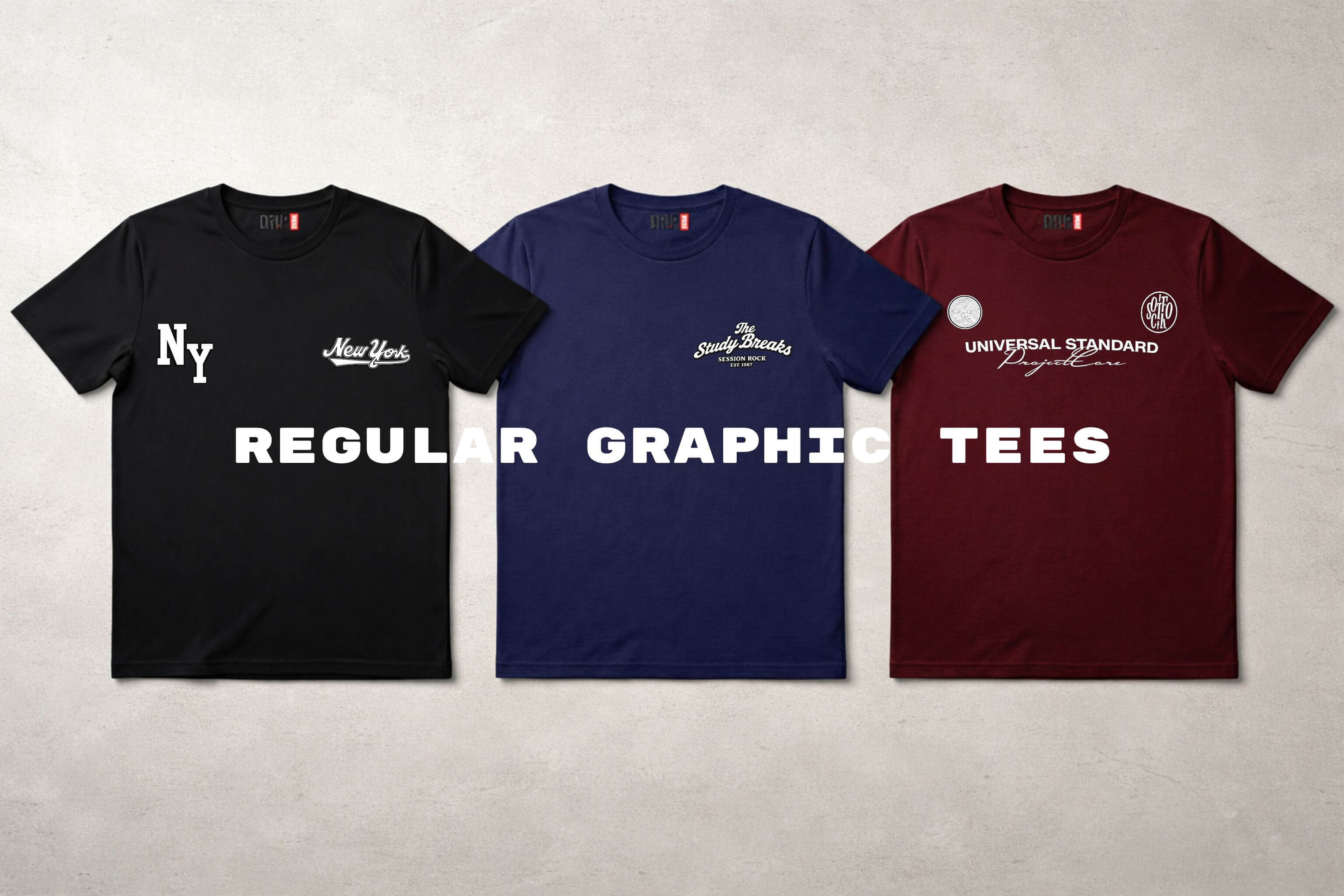 REGULAR FIT GRAPHIC T-SHIRTS