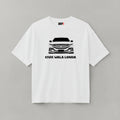 CIVIC WALA LONDA OVERSIZED WHITE TEE