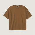 OVERSIZED COFFEE BROWN TEE