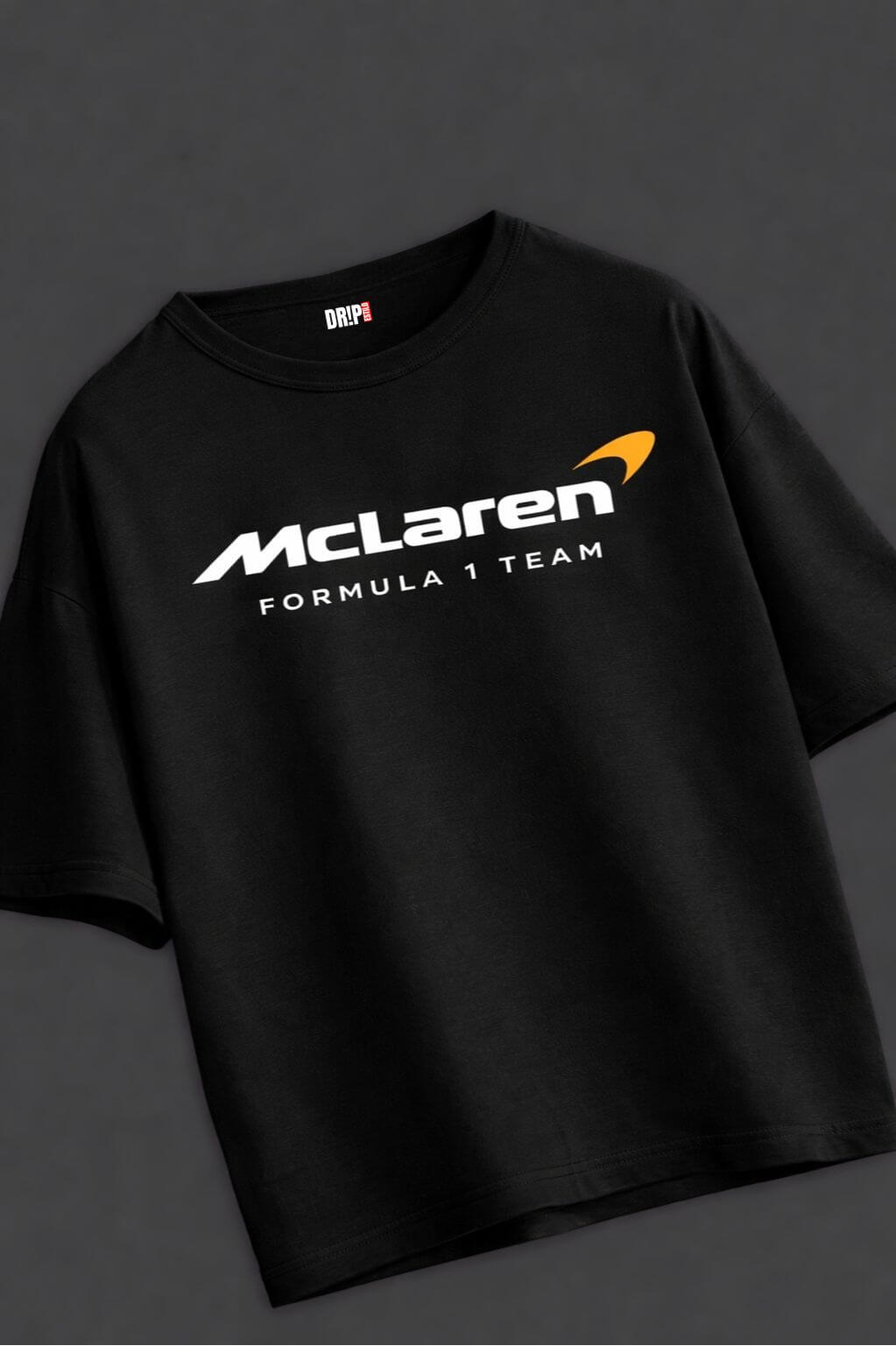 MCLAREN OVERSIZED BLCK T-SHIRT