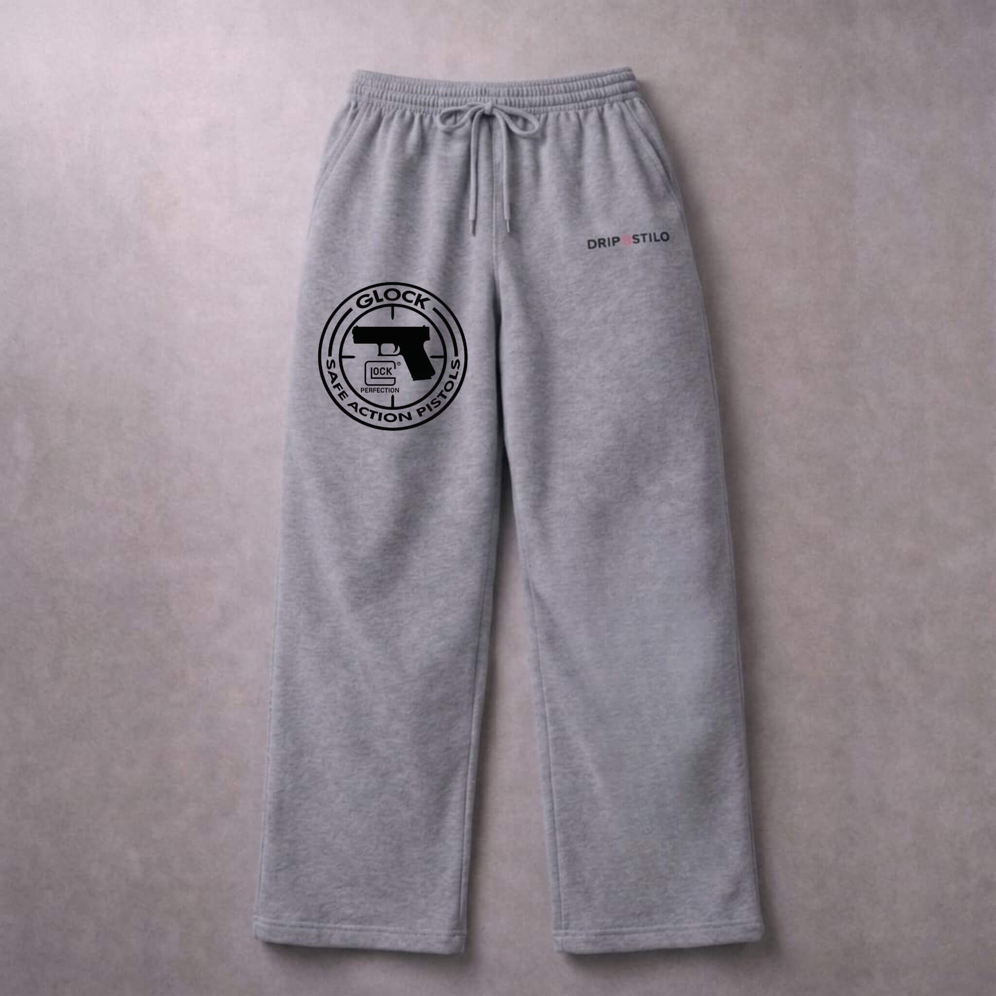 GLOCK LOOSE FIT HEATHER GREY TROUSER