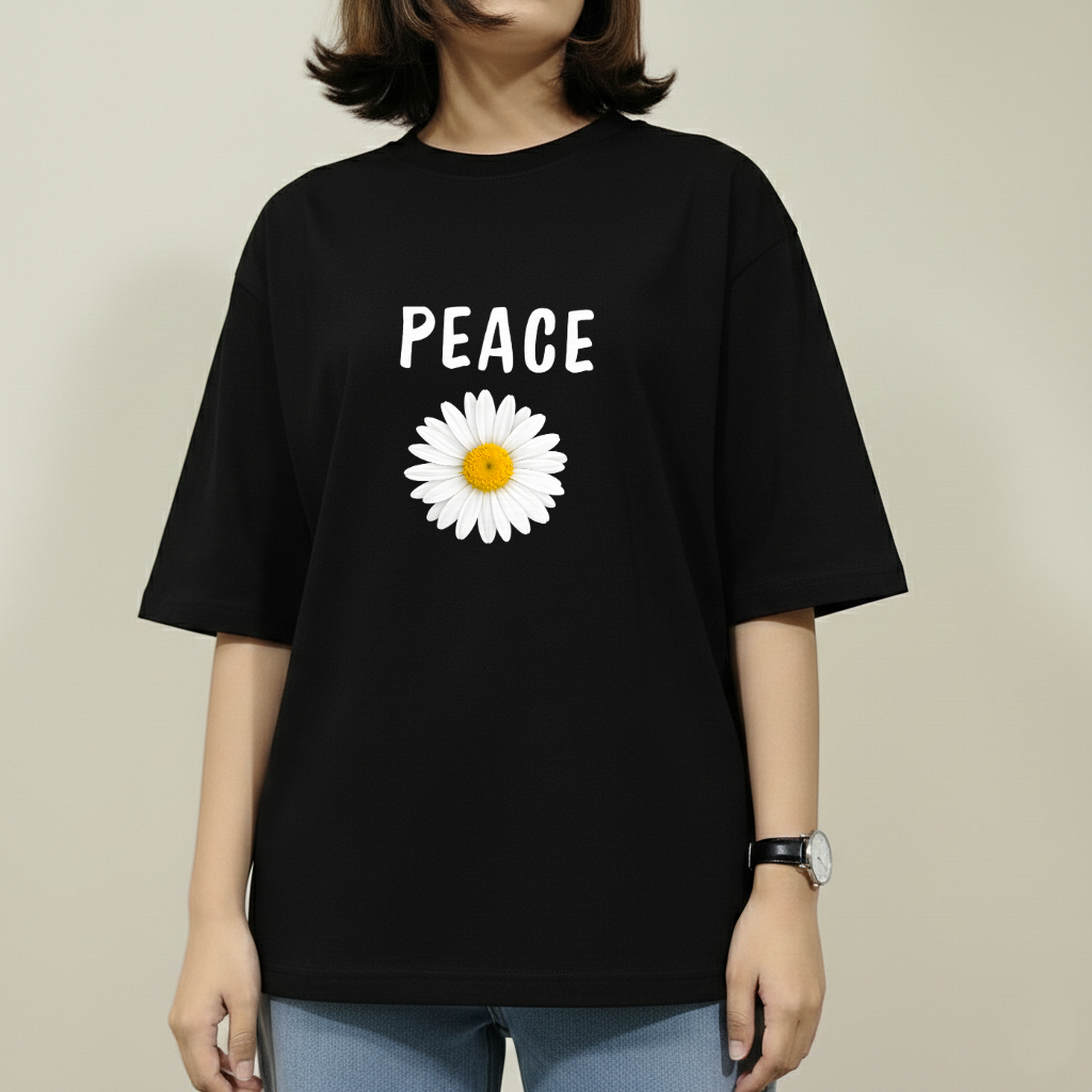 PEACE OVERSIZED T-SHIRT