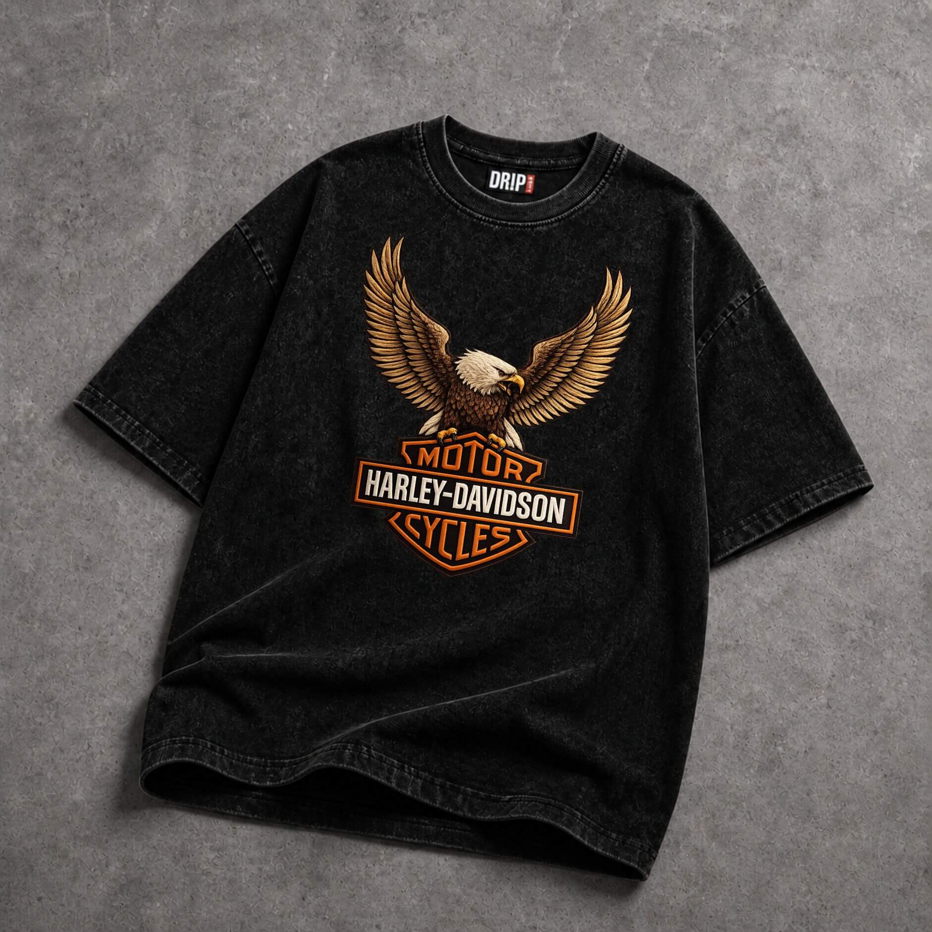 HARLEY-DAVIDSON OUTLAW ACID WASH TEE