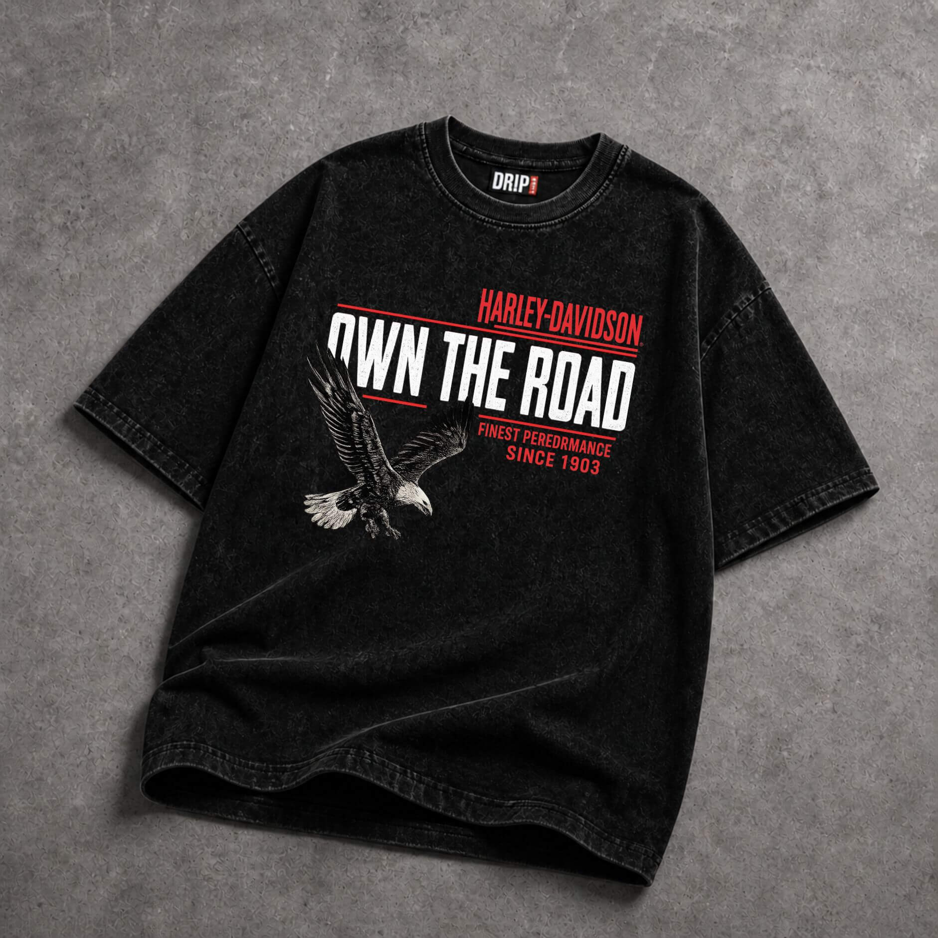 HARLEY-DAVIDSON OWN IT ACID WASH TEE