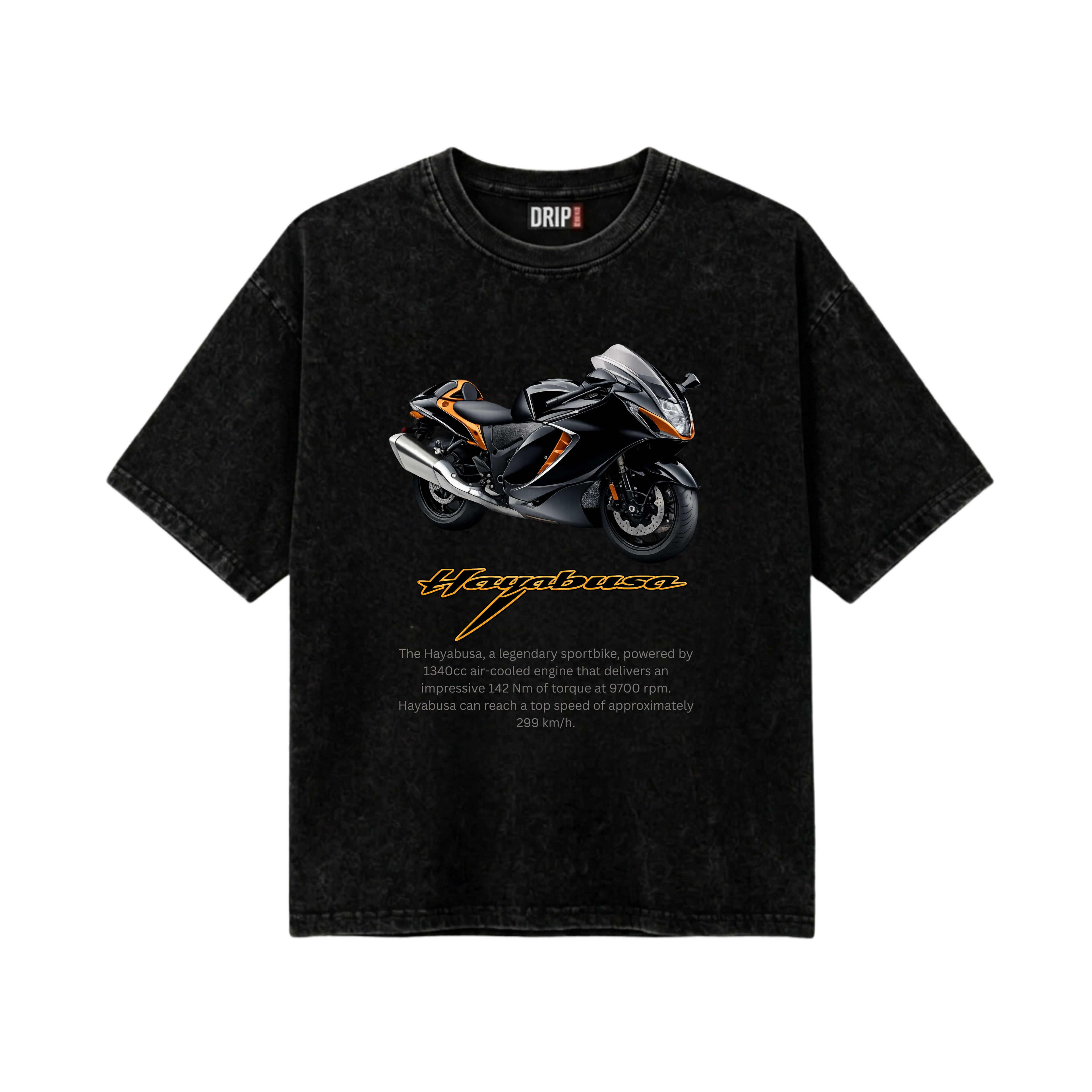 HAYABUSA ACID WASHED T-SHIRT