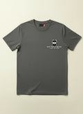 KEEP YOUR ATTITUDE REGULAR FIT STEEL GREY GRAPHIC T-SHIRT