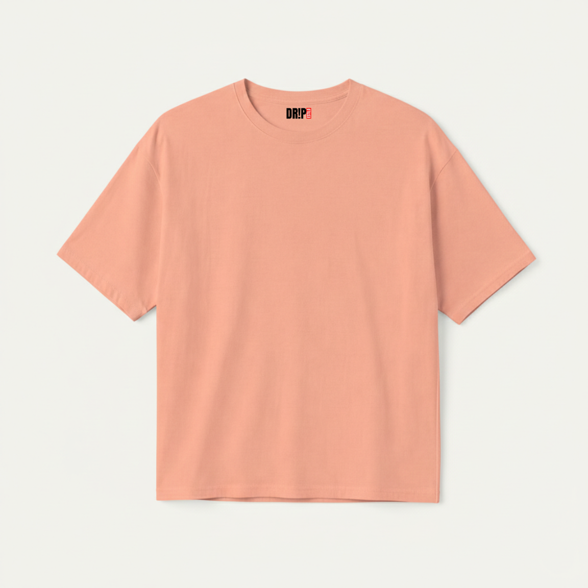 PEACH OVERSIZED TEE
