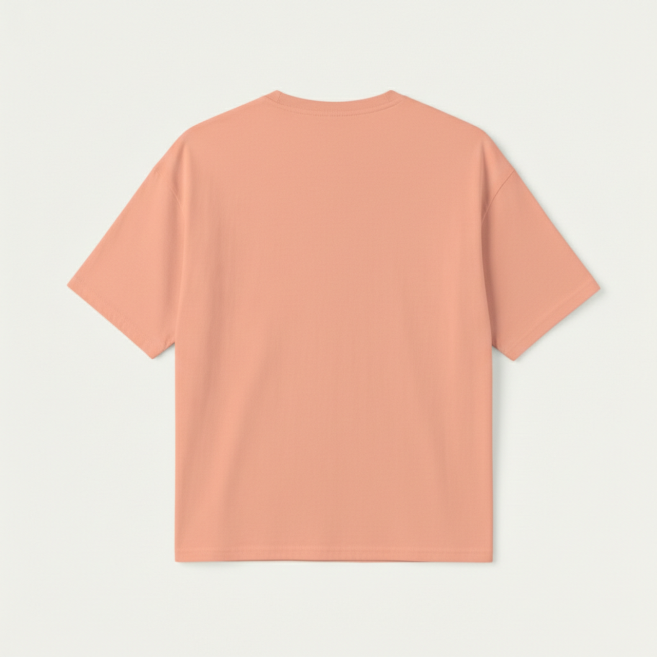 PEACH OVERSIZED TEE