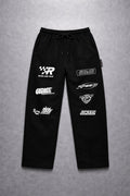 PITLANE BLACK LOOSE FIT TROUSER