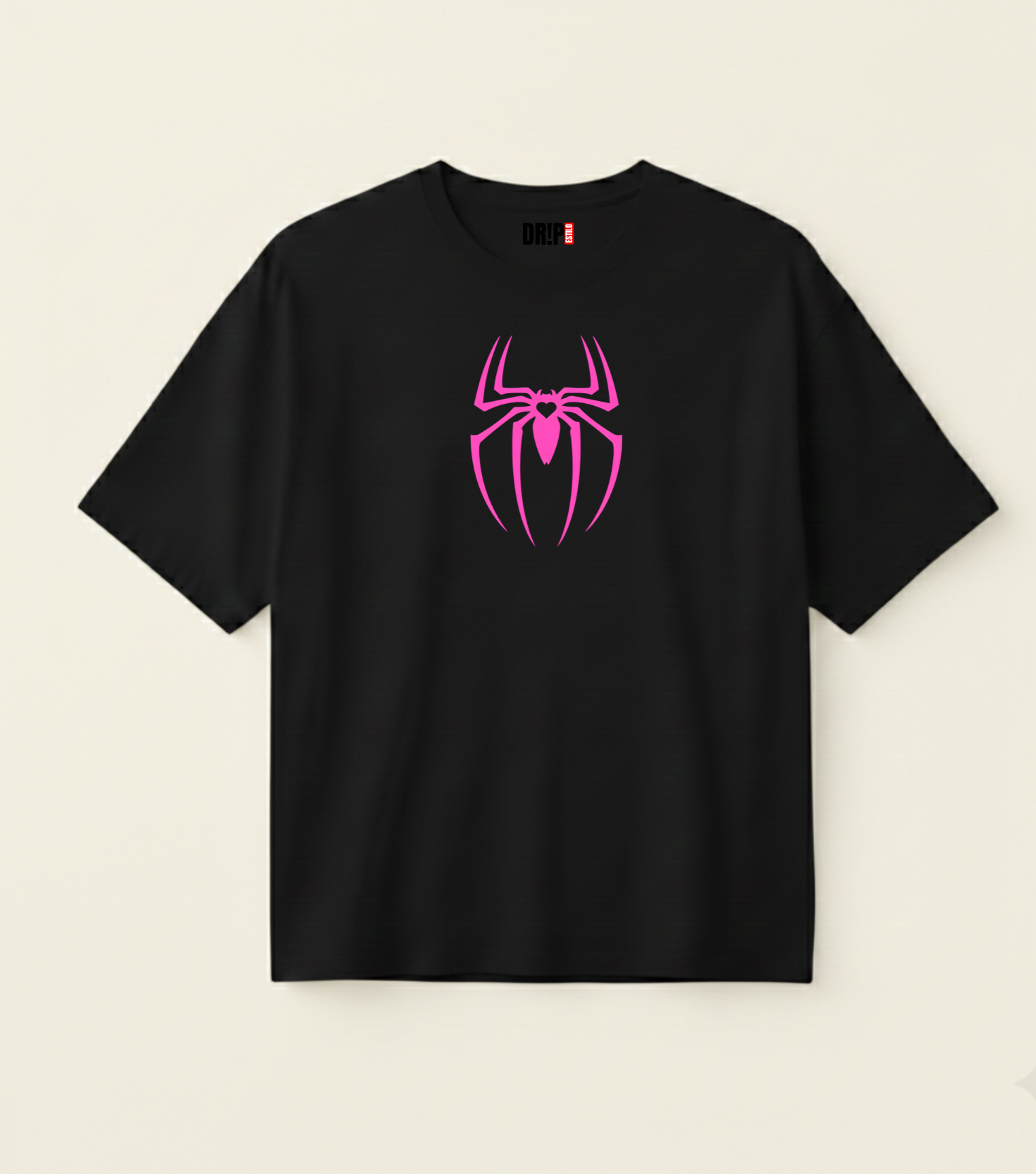 SPIDERGIRL OVERSIZED BLACK T-SHIRT