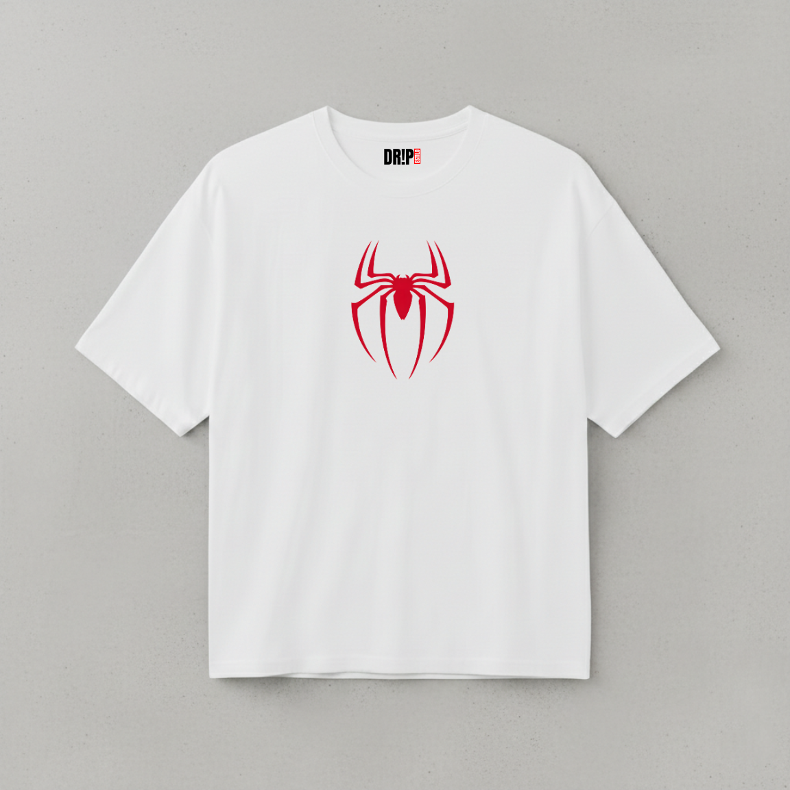 SPIDERMAN OVERSIZED WHITE T-SHIRT