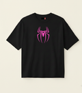 SPIDERGIRL OVERSIZED BLACK T-SHIRT