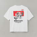 ONEPIECE LUFFY GEAR 5 OVERSIZED WHITE TEE
