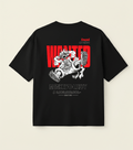 ONE PIECE LUFFY GEAR 5 OVERSIZED BLACK TEE