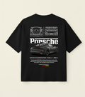 PORSCHE 911 OVERSIZED BLACK T-SHIRT