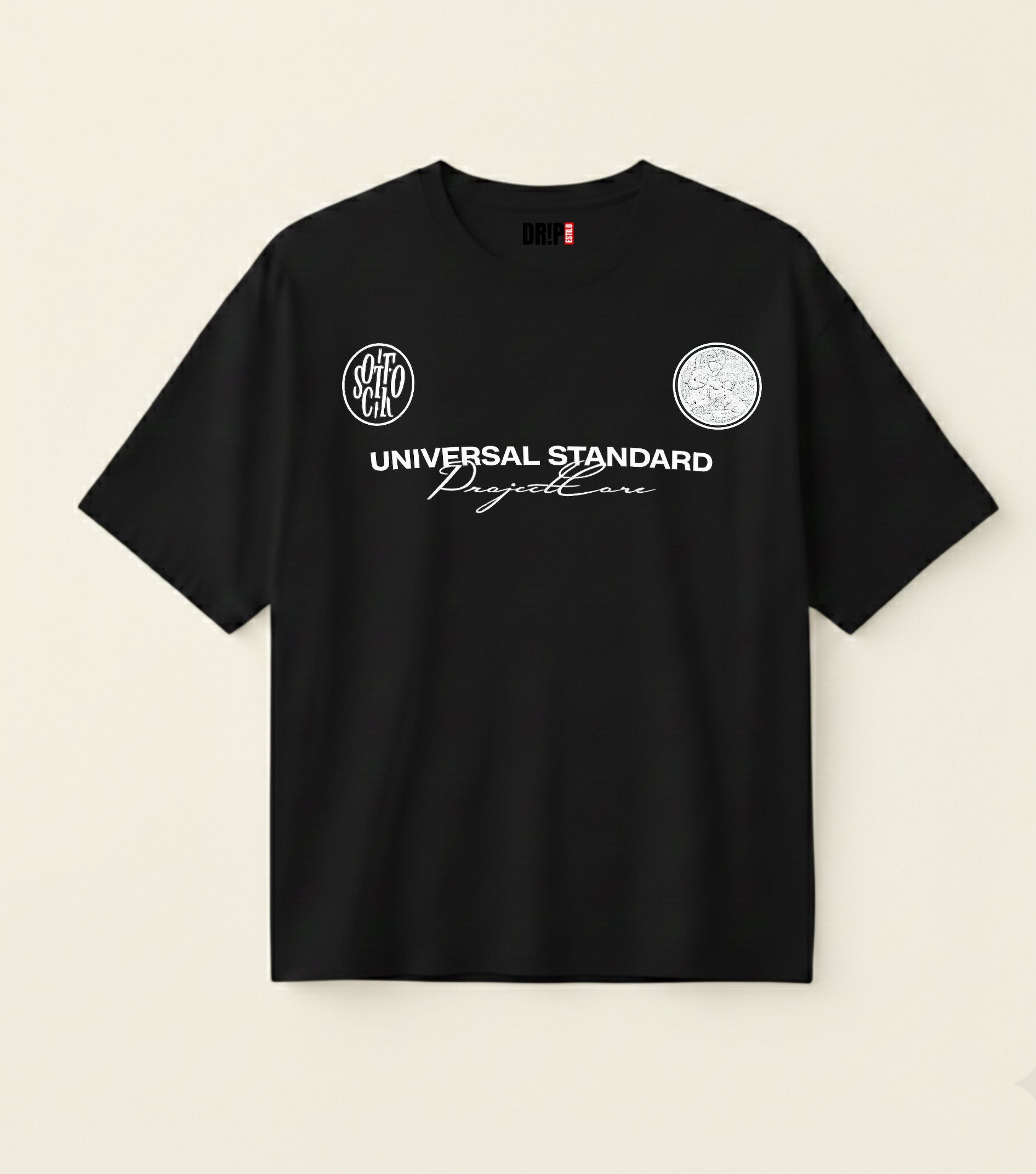 UNIVERSAL STANDARD OVERSIZED BLACK T-SHIRT