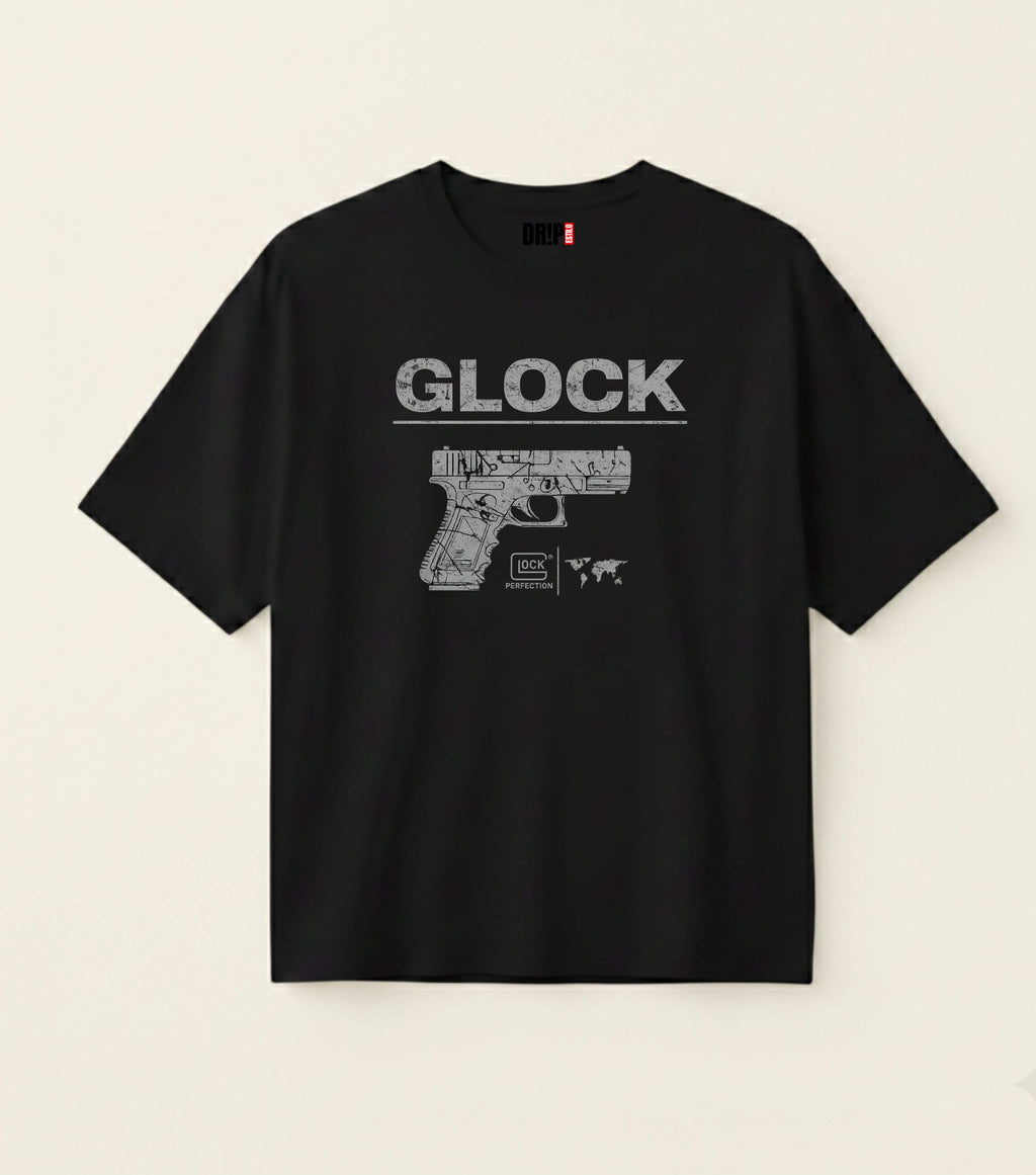GLOCK OVERSIZED BLACK TEE