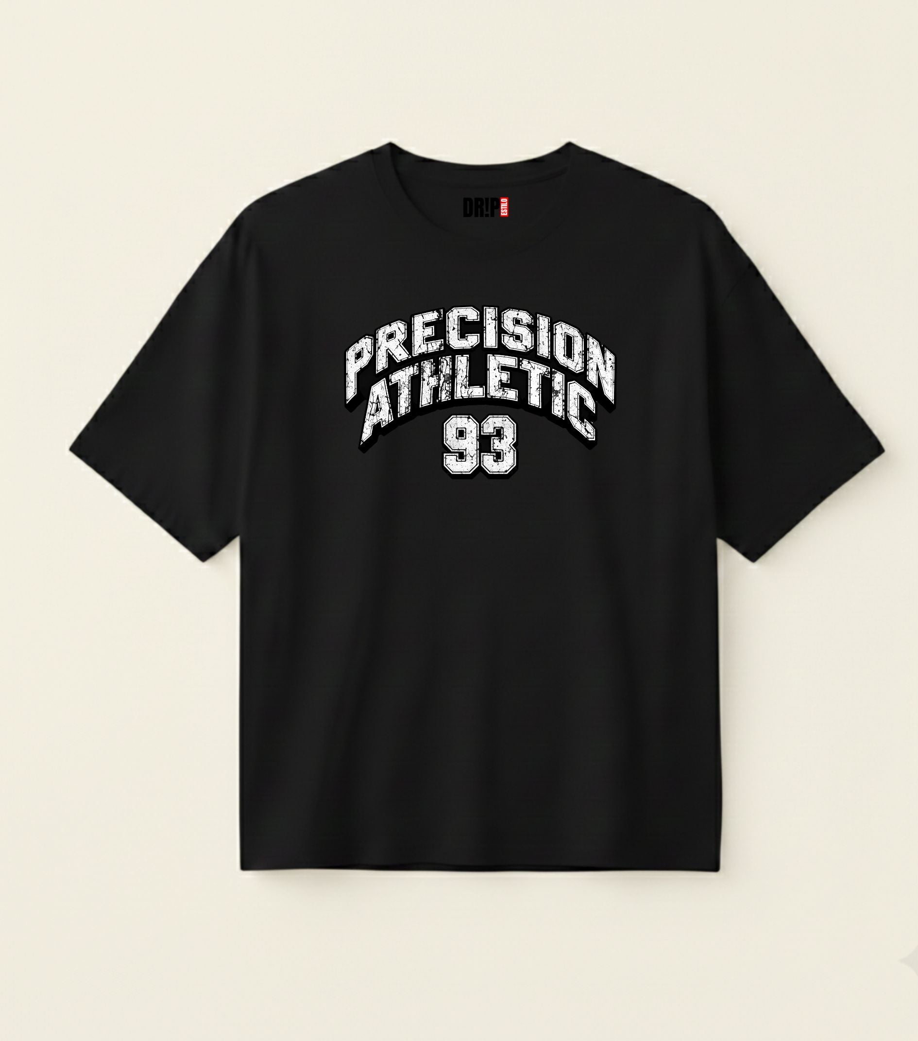 PRECISION ATHLETIC OVERSIZED BLACK T-SHIRT