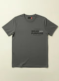 WEAR YOUR PURPOSE REGULAR FIT STEEL GREY GRAPHIC T-SHIRT