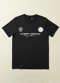UNIVERSAL STANDARD REGULAR FIT BLACK GRAPHIC T-SHIRT