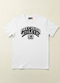 PRECISION ATHLETIC REGULAR FIT WHITE GRAPHIC T-SHIRT