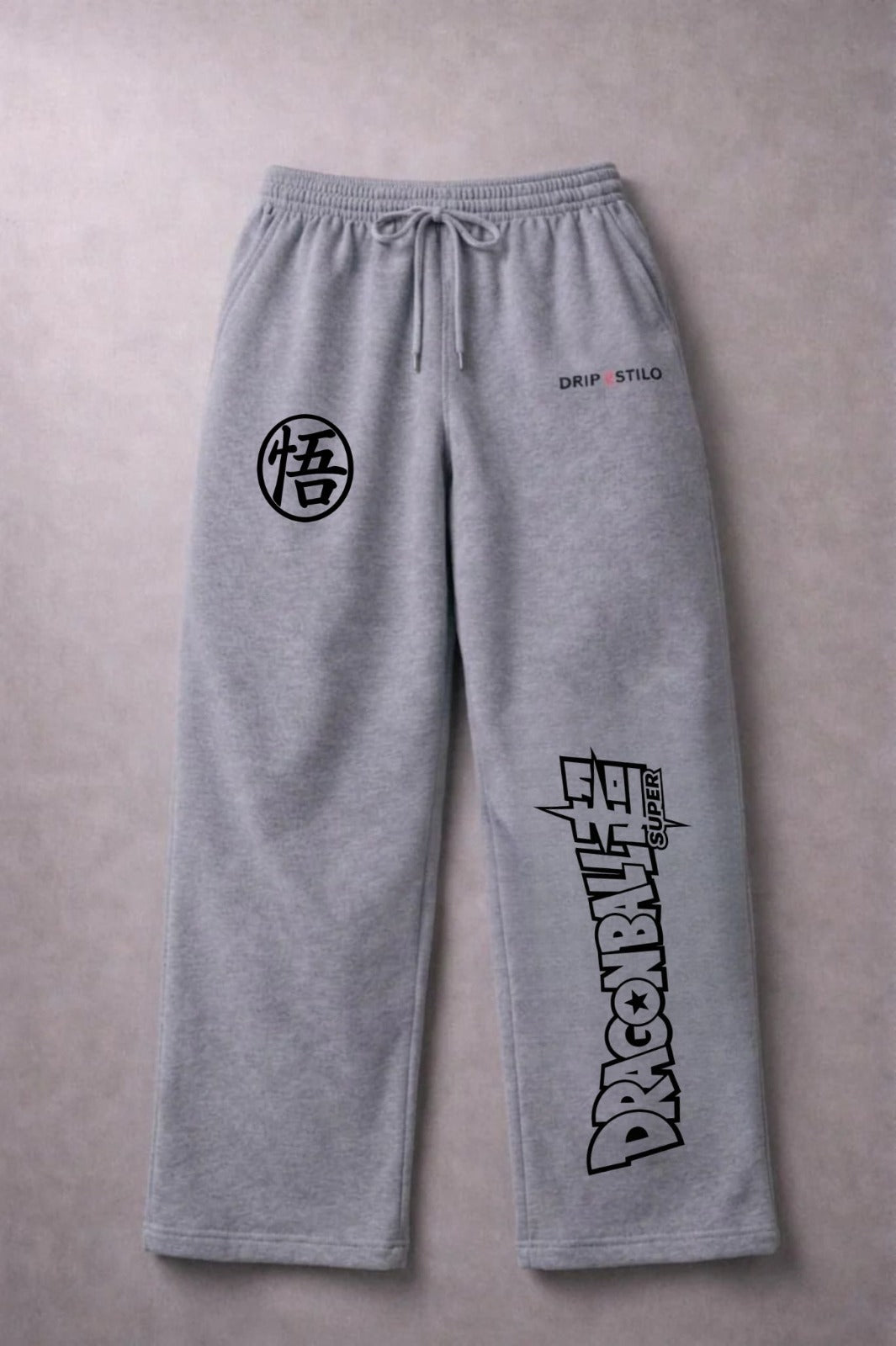 DRAGON BALL LOOSE FIT HEATHER GREY TROUSER