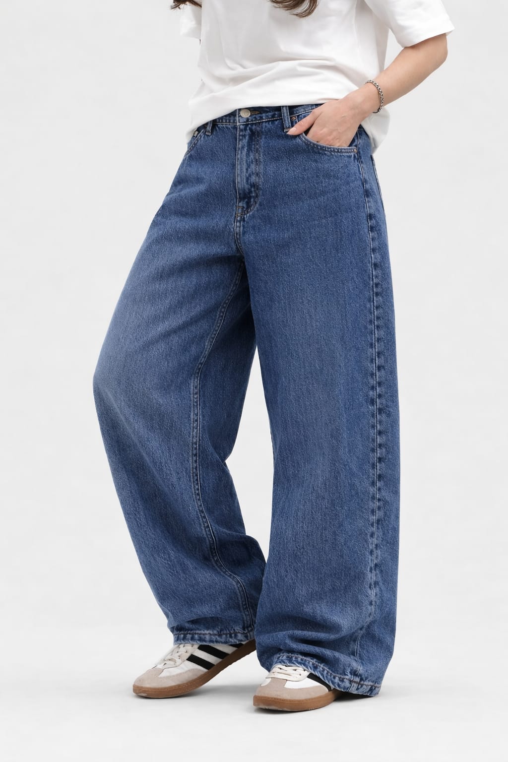 DRIP BAGGY DENIM FOR WOMEN