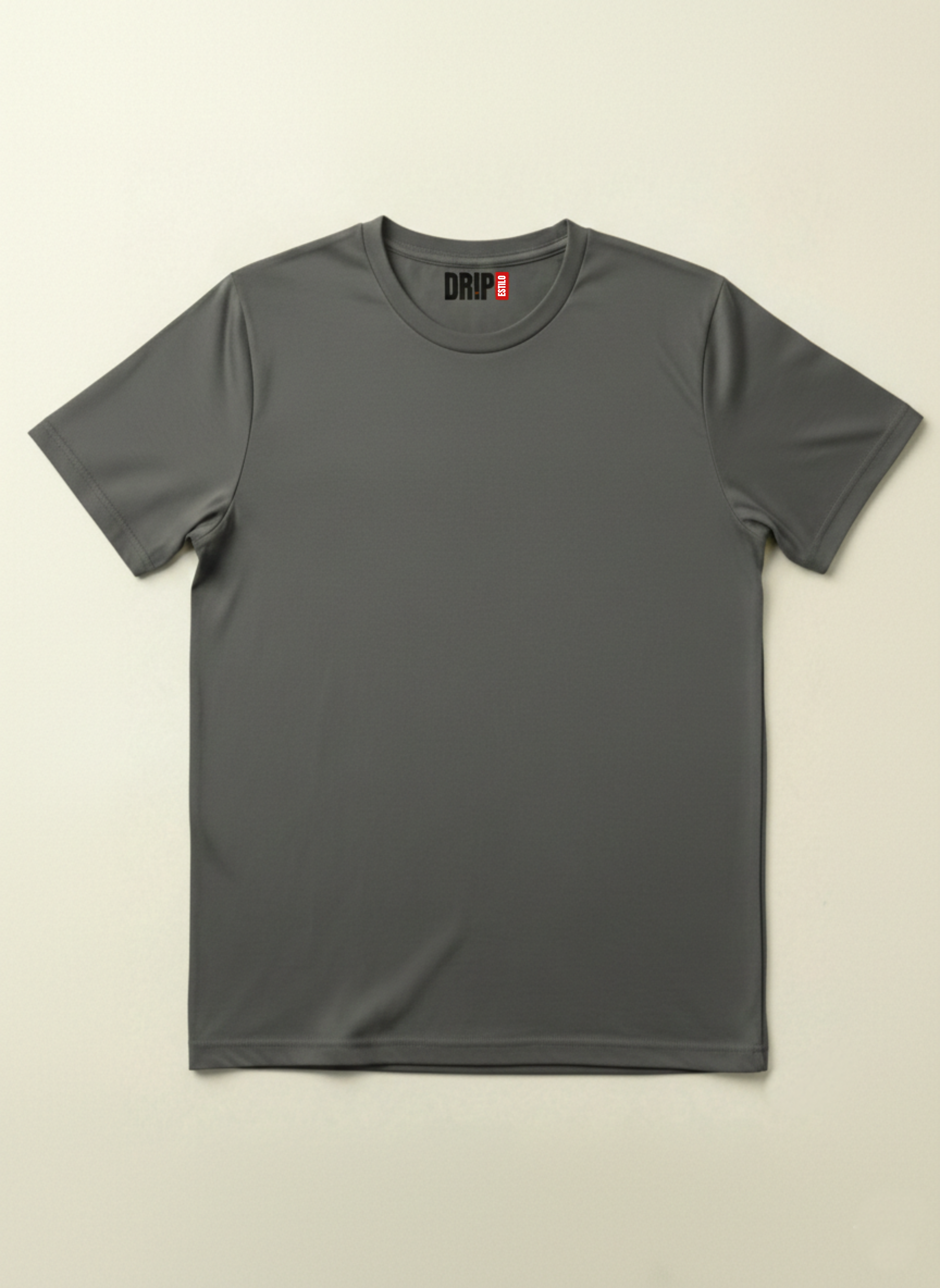 BASIC T-SHIRT STEEL GREY
